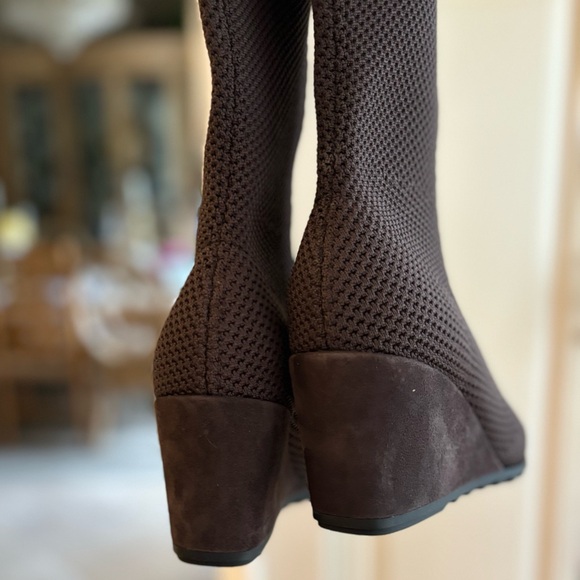 Gorgeous NWT Eileen Fisher Kasana Knee High  Stretchy Sock Boots - Picture 12 of 15